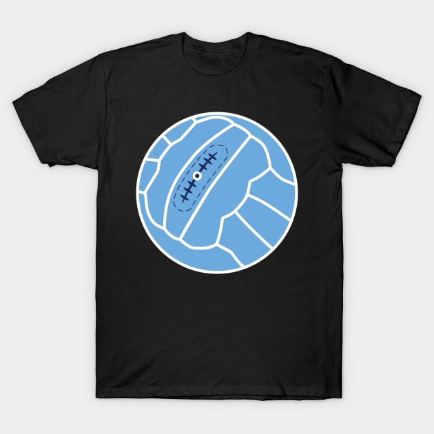 Man City Vintage Football T-Shirt by Shy Guy Creative